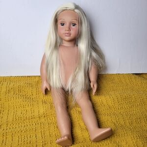 OUR GENERATION/BATTAT blonde long hair 18" doll‎